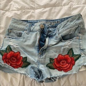 american eagle jean shorts